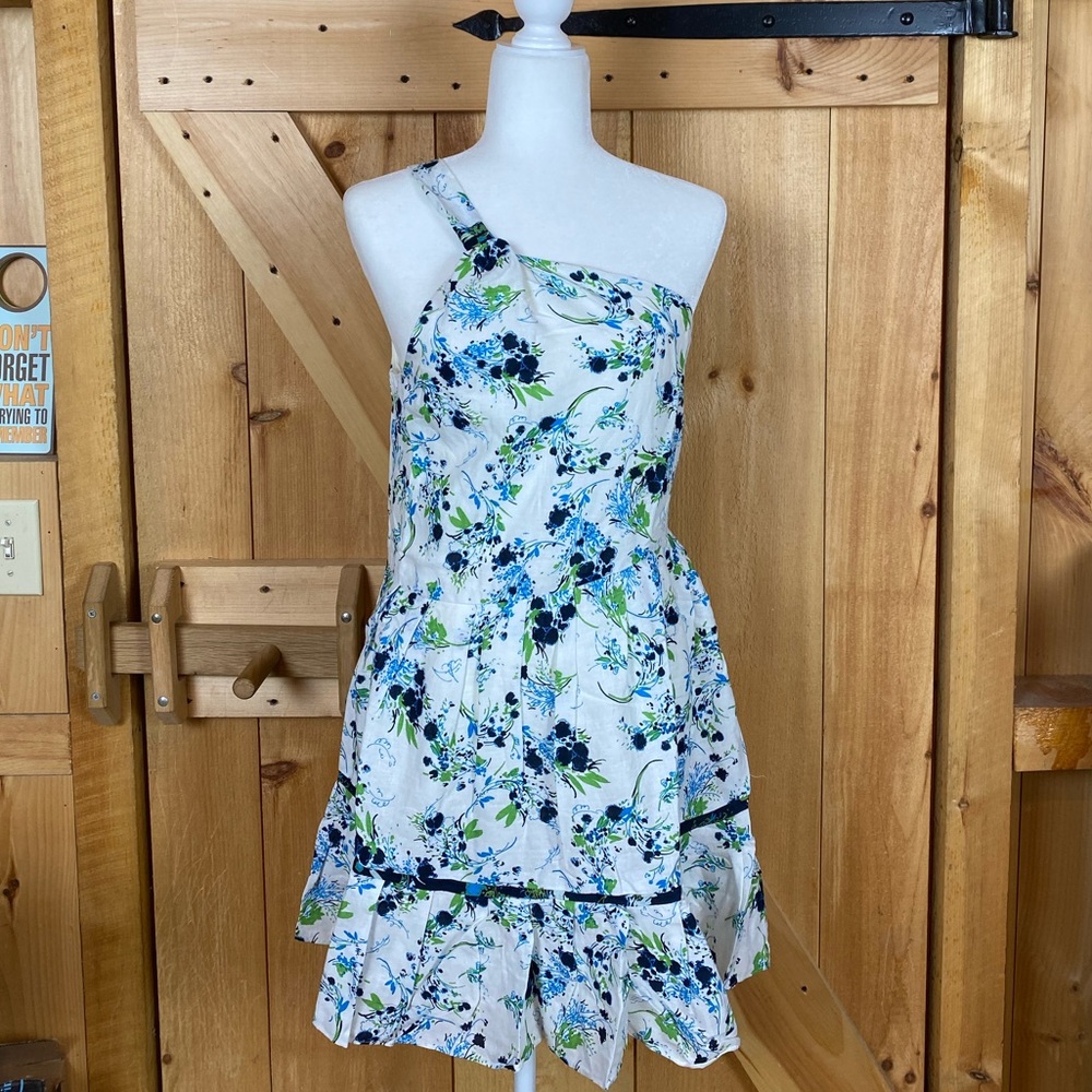 Free People NWT All Mine Minidress White Blue - Picture 3 of 4